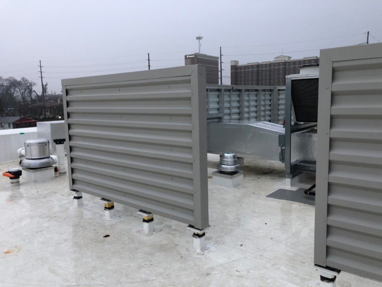 Roof Screens, Rooftop Equipment Screens | Architectural Screening ...